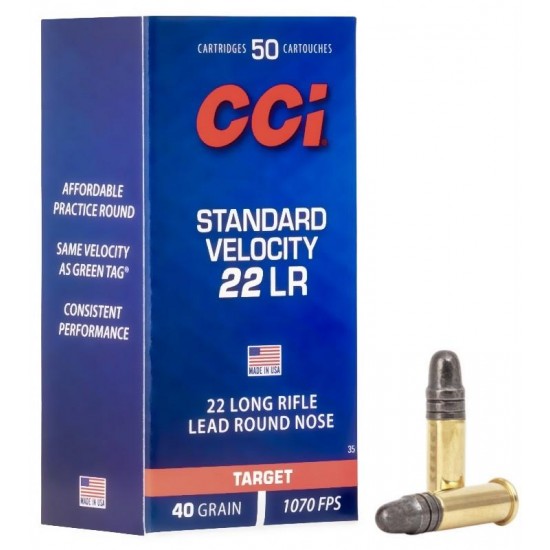 CCI Standard 40gr .22LR 50db/doboz 